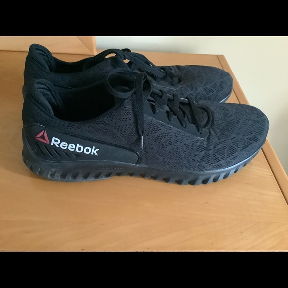 reebok black mesh shoes